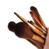 12Pcs Pro Kabuki Makeup Brushes Set Foundation Powder Eyeshadow Blending Brush